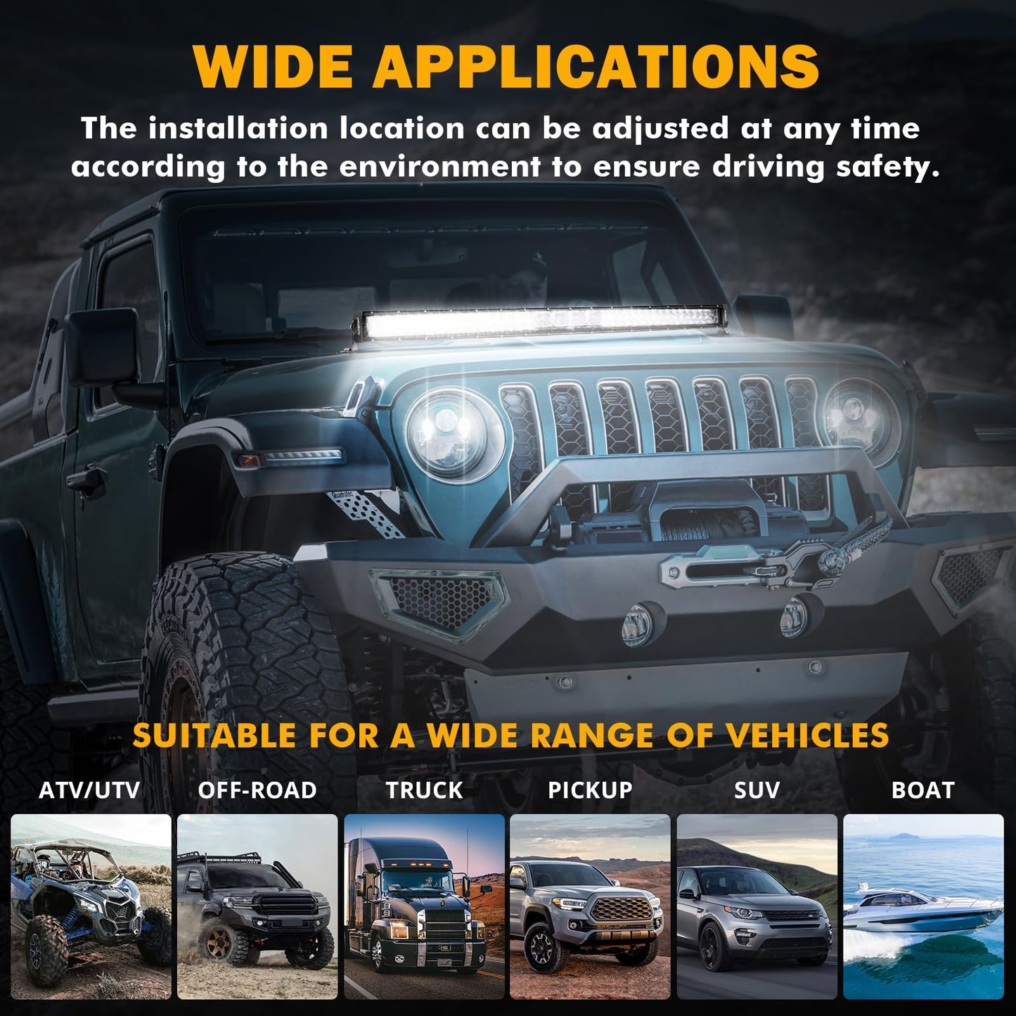 New 5D-PRO Series Super Bright LED Light Bars