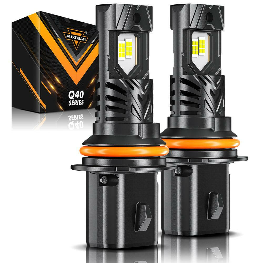 AUXBEAM Q40 Series Ultra-High Brightness 30000LM 120W LED Headlight Bulbs 6500K.