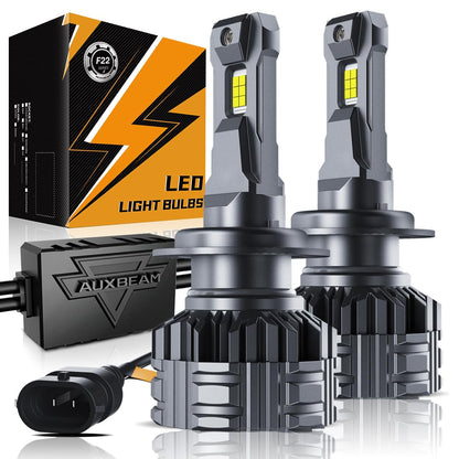 HIGH BRIGHTNESS F22 SERIES 24000LM 110W LED HEADLIGHT BULBS 6500K COOL WHITE