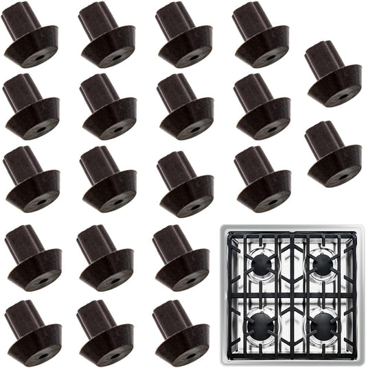 20-Pack Rubber Feet Stove Grates Compatible Viking Range Models DVGSU101 & VGRT560-6GQ
