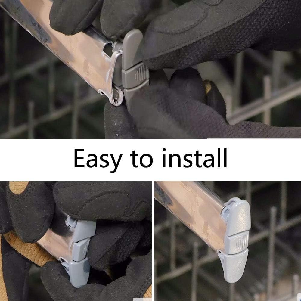 Dishwasher Rack Slide Rail Stop Clip W10508950 Upper Rack Replaces AP6022472.
