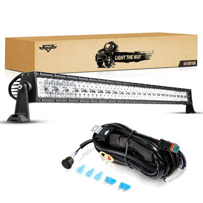 5D SERIES 22 INCH/32 INCH/42 INCH/50 INCH/52 INCH COMBO BEAM STRAIGHT DOUBLE ROW LED LIGHT BAR