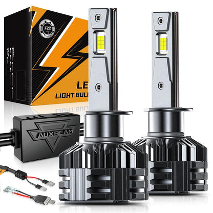 HIGH BRIGHTNESS F22 SERIES 24000LM 110W LED HEADLIGHT BULBS 6500K COOL WHITE