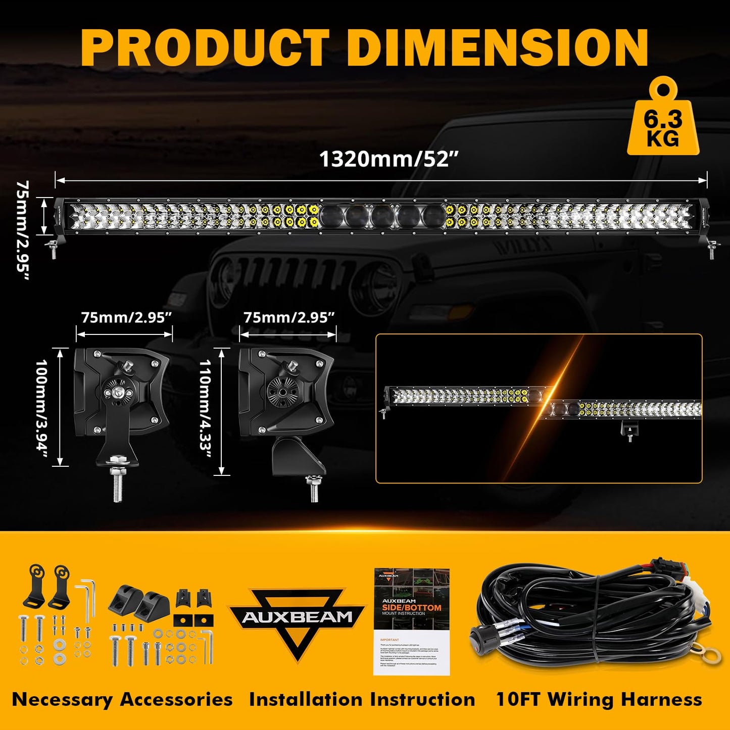 New 5D-PRO Series Super Bright LED Light Bars