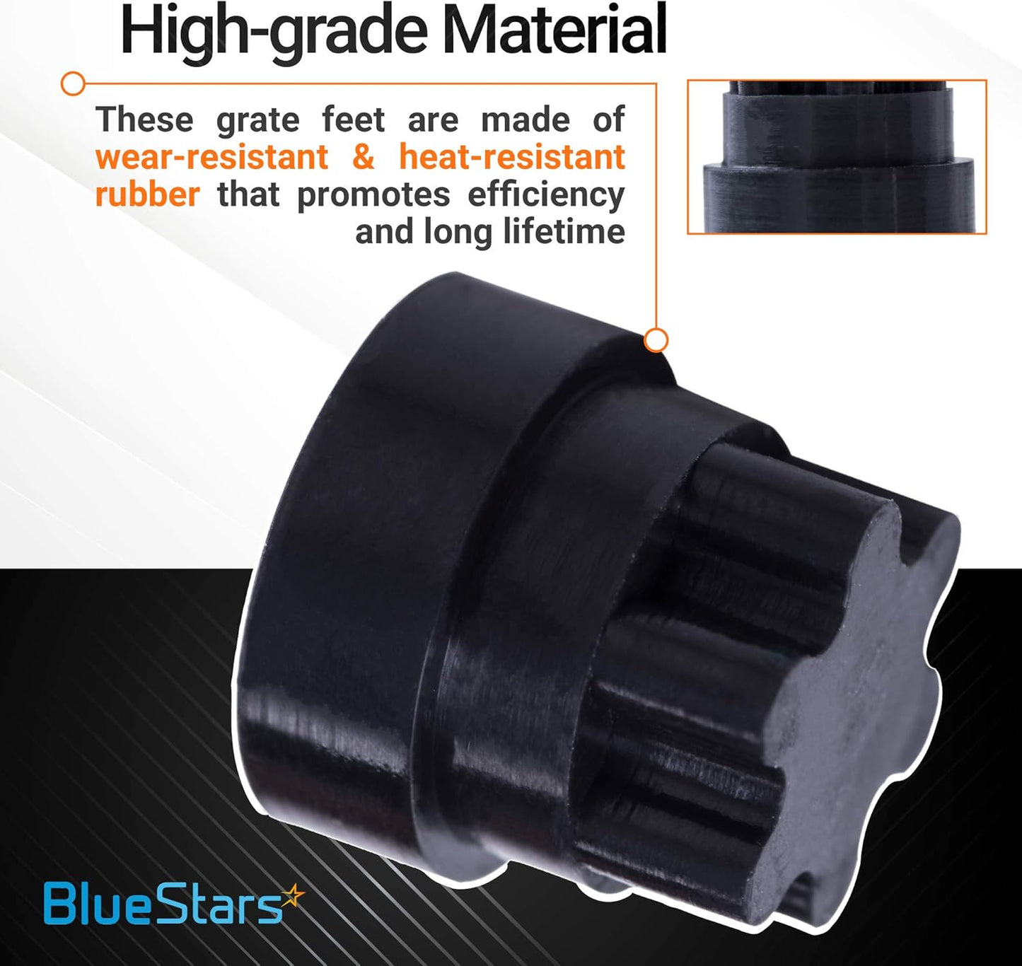 Thermador Bosch Grate Feet Part Compatible With Part Number 00618112 (Pack Of 20)