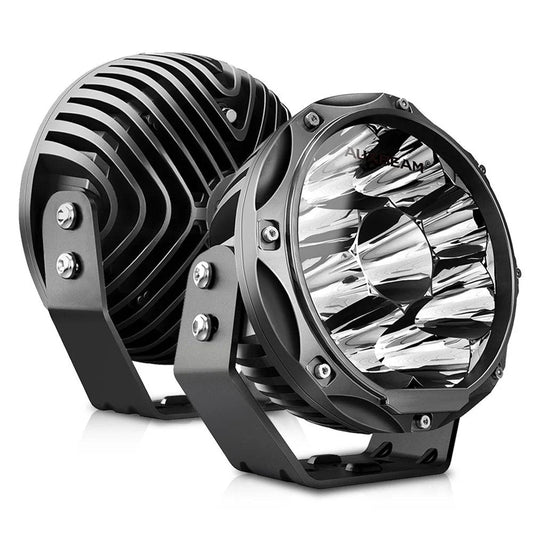 Auxbeam 7" Round Driving Lights LED Off Road Lights 9000LM 90W (Pack Of 2)