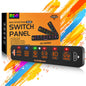 AS-R40/60/80 RGB SLIM SWITCH PANEL TOGGLE/ MOMENTARY/ PULSED MODE SUPPORTED(ONE-SIDED OUTLET)