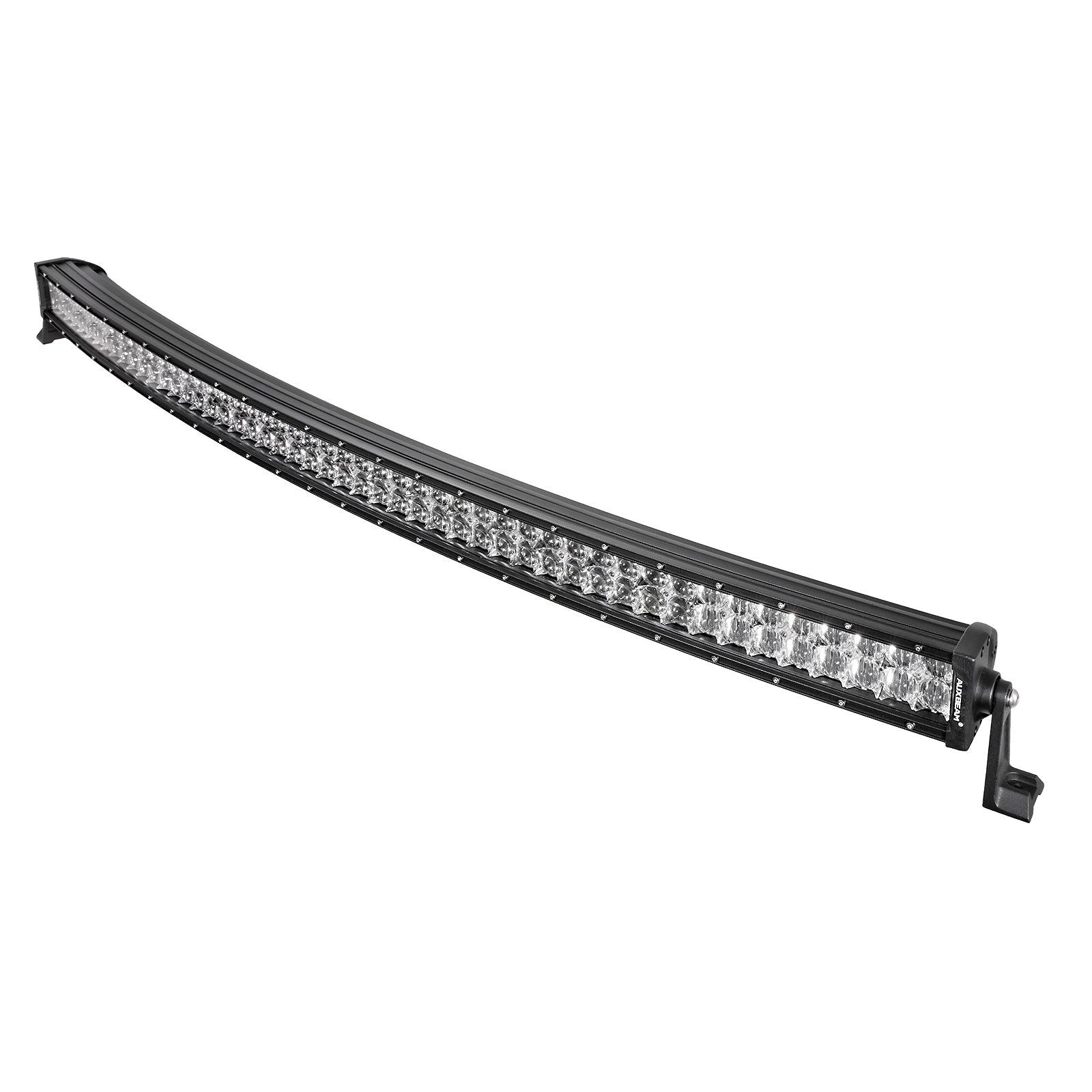 Auxbeam New 52 Inch V-PRO Series Curved RGBW Color Changing Off Road Led Bar.