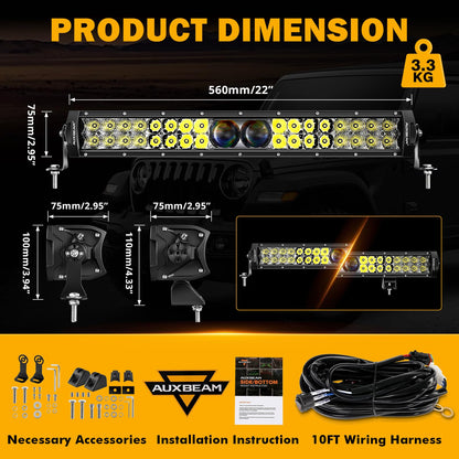 New 5D-PRO Series Super Bright LED Light Bars