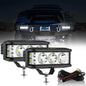 R5 Series 5 Inch 68W White Square Side Shooter Spot Beam LED Pod Lights LED Light Bar