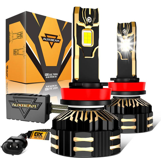 AUXBEAM GX-ULTRA Series 40000LM 240W LED Headlight Bulbs 6500K Cool White New.