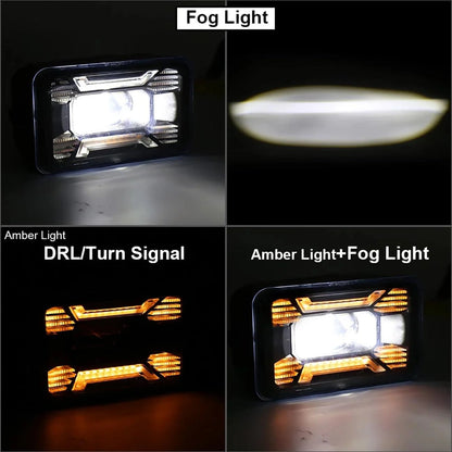 60W LED Fog Lights with DRL/ Turn Signal for Ford F150 2015 2016 2017 2018 2019 2020
