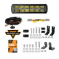 AUXBEAM SP-DRL SERIES 12 INCH 70W 8160LM DUAL ROW OFF ROAD LED LIGHT BAR WITH AMBER&WHITE DRL.